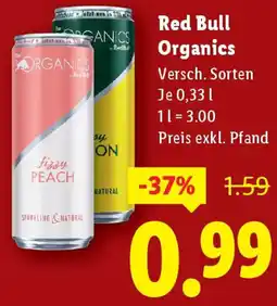 Lidl Red Bull Organics Angebot