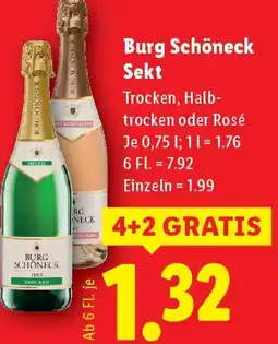 Lidl Burg Schöneck Sekt Angebot