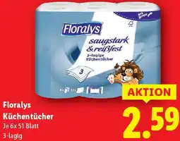 Lidl Floralys Küchentücher Angebot