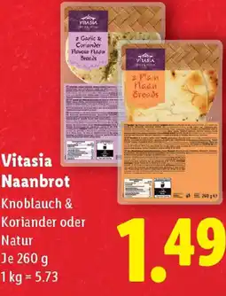 Lidl Vitasia Naanbrot Angebot