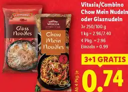 Lidl Vitasia/Combino Chow Mein Nudeln oder Glasnudeln Angebot