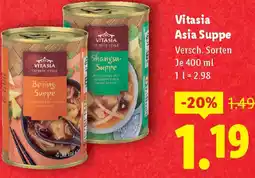 Lidl Vitasia Asia Suppe Angebot