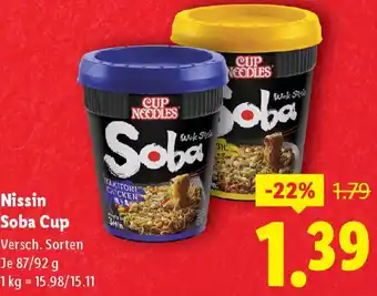 Lidl Nissin Soba Cup Angebot