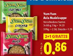 Lidl Yum Yum Asia Nudelsuppe Angebot