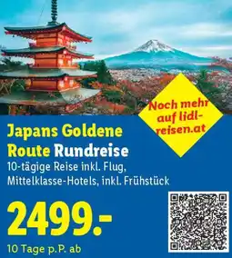 Lidl Japans Goldene Route Rundreise Angebot