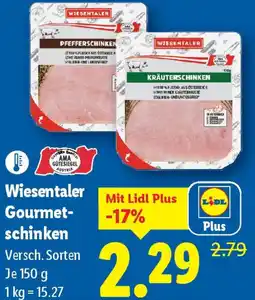 Lidl Wiesentaler Gourmetschinken Angebot