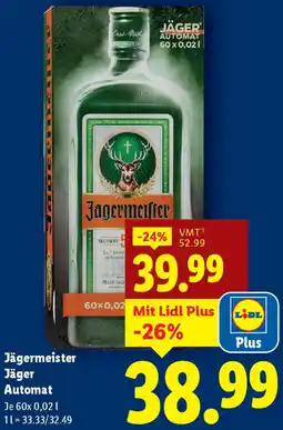 Lidl Jägermeister Jäger Automat Angebot