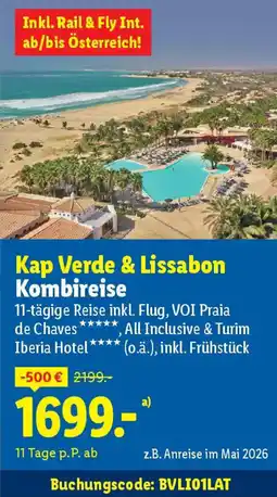 Lidl Kap Verde & Lissabon Kombireise Angebot