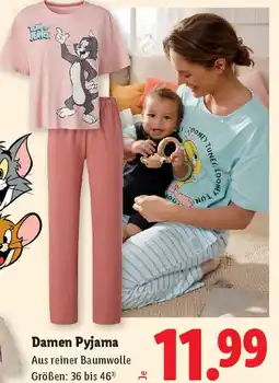 Lidl Damen Pyjama Angebot