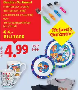 Lidl Geschirr-Sortiment Angebot