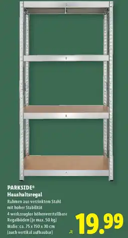 Lidl PARKSIDEⓇ Haushaltsregal Angebot