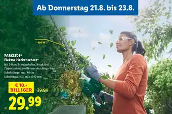 Lidl PARKSIDEⓇ Elektro-Heckenschere Angebot
