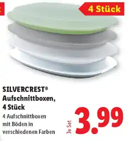 Lidl SILVERCREST® Aufschnittboxen Angebot