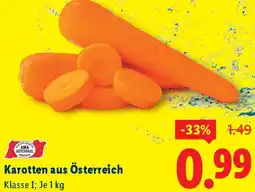 Lidl Karotten aus Österreich Angebot