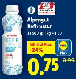 Lidl Alpengut Kefir natur Angebot