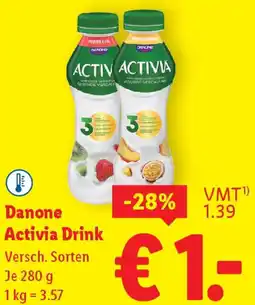 Lidl Danone Activia Drink Angebot