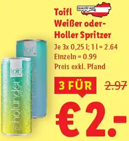Lidl Toifl Weißer oder Holler Spritzer Angebot