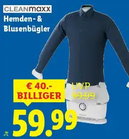 Lidl CLEANmaxx Hemden- & Blusenbügler Angebot