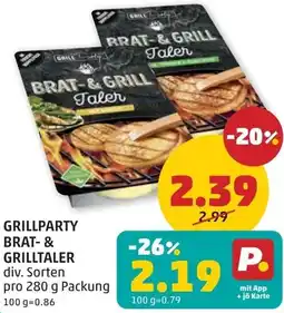 PENNY Grillparty brat- & grilltaler Angebot