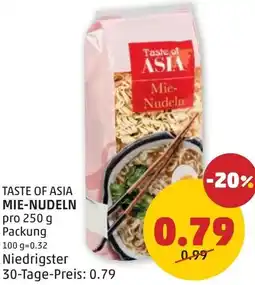 PENNY Taste of asia mie-nudeln Angebot