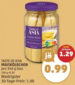 PENNY Taste of asia maiskölbchen Angebot