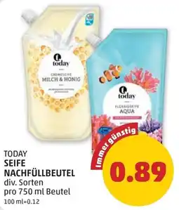PENNY Today seife nachfüllbeutel Angebot