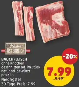PENNY Bauchfleisch Angebot