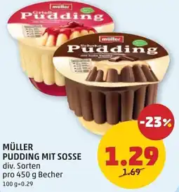 PENNY Müller pudding mit sosse Angebot