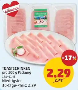 PENNY Toastschinken Angebot
