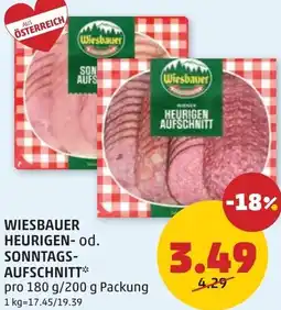 PENNY Wiesbauer heurigen- od. sonntags- aufschnitt Angebot