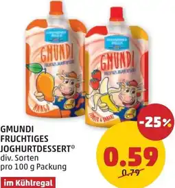 PENNY Gmundi fruchtiges joghurtdessert Angebot