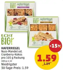 PENNY Haferriegel Angebot