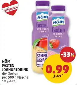 PENNY Nöm fasten joghurtdrink Angebot