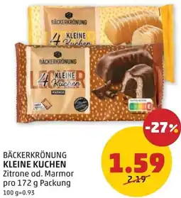 PENNY Bäckerkrönung kleine kuchen Angebot