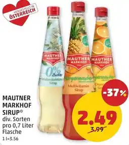 PENNY Mautner markhof sirup Angebot