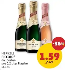 PENNY Henkell piccolo Angebot