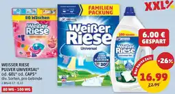 PENNY Weisser riese pulver universal od. gel od. caps Angebot