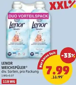 PENNY Lenor weichspüler Angebot