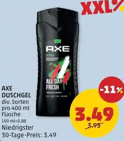 PENNY Axe duschgel Angebot