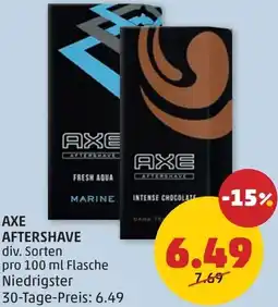 PENNY Axe aftershave Angebot