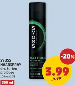 PENNY Syoss haarspray Angebot
