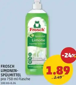 PENNY Frosch limonen- spülmittel Angebot