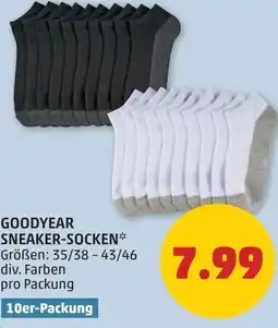 PENNY Goodyear sneaker-socken Angebot