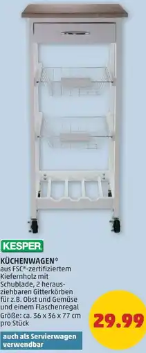 PENNY Kesper küchenwagen Angebot