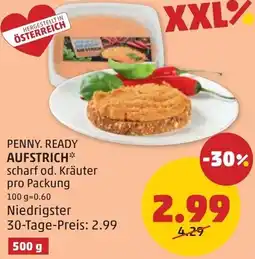 PENNY Penny. ready aufstrich Angebot