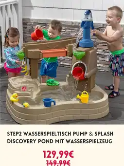 Smyths Toys Step2 wasserspieltisch pump & splash discovery pond mit wasserspielzeug Angebot