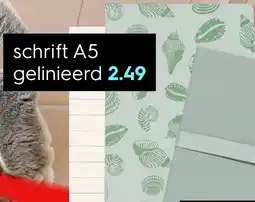 HEMA Schrift a5 gelinieerd Angebot