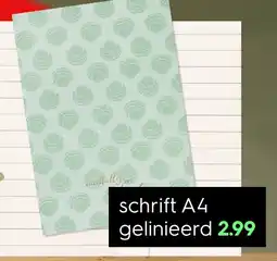 HEMA schrift A4 gelinieerd Angebot