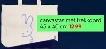 HEMA canvastas met trekkoord Angebot