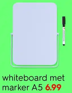 HEMA whiteboard met marker A5 Angebot